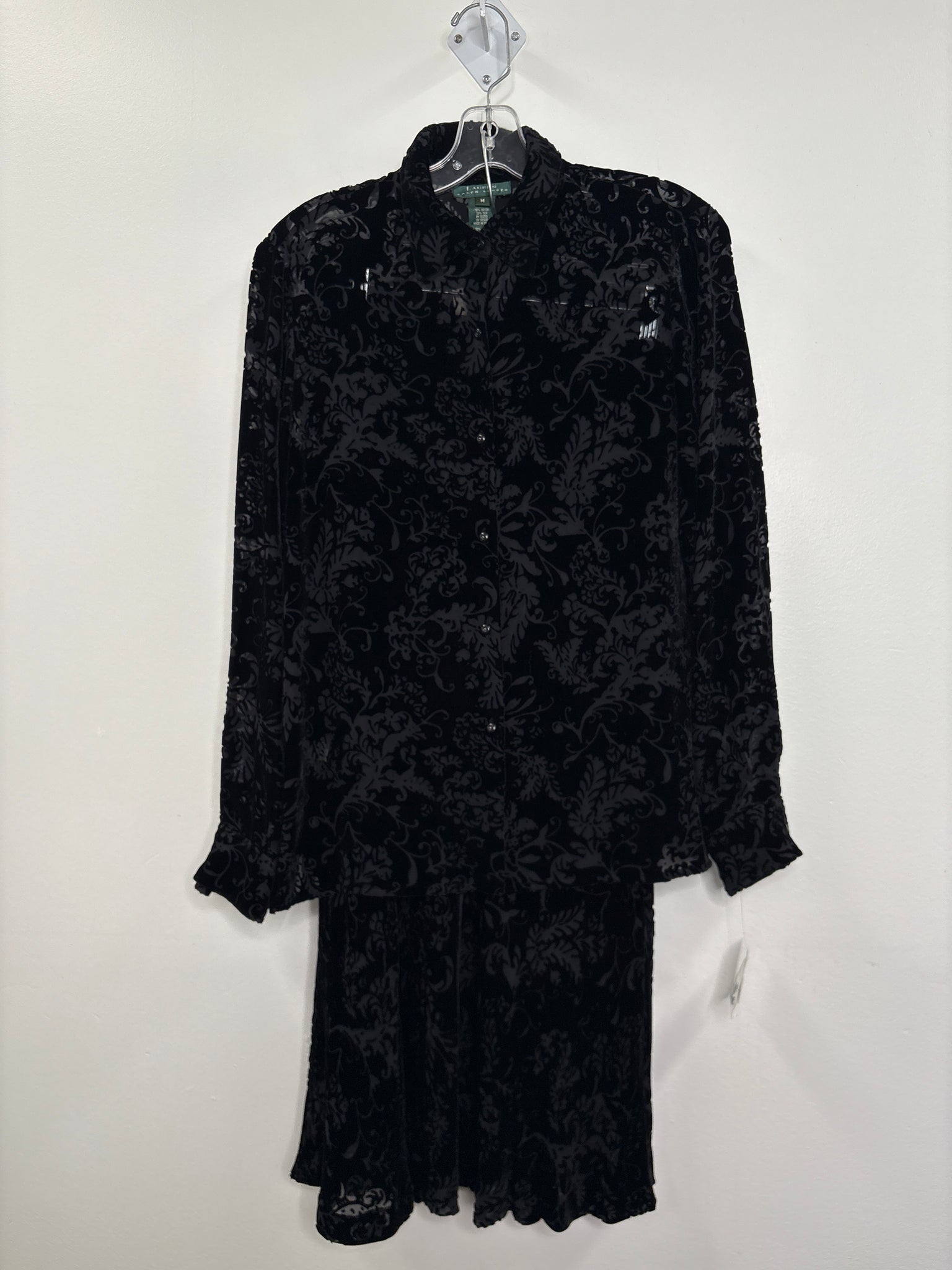 NWT The Bay Ralph Lauren Velvet Top+BottomSet (M)