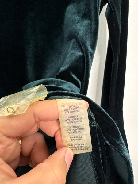 Calvin Klein Velvet Long Bell-Sleeve (XS)