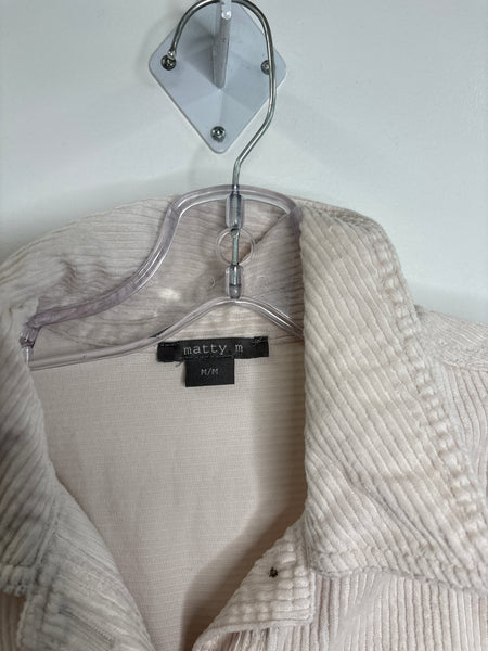 Matty M Corduroy Long Sleeve Shirt (M)