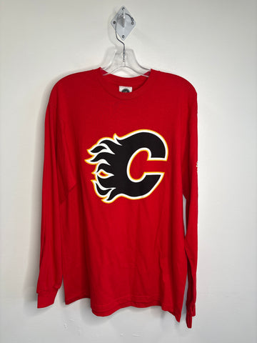 NHL Calgary Flames Long-Sleeve Shirt (L)