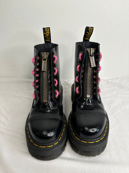 Dr. Doc Martens Sinclair Black Lace Up Platform Boots (US 5L)