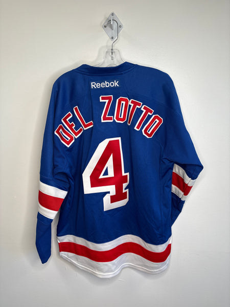 Reebok NHL New York Rangers Del Zotto Hockey Jersey (M)