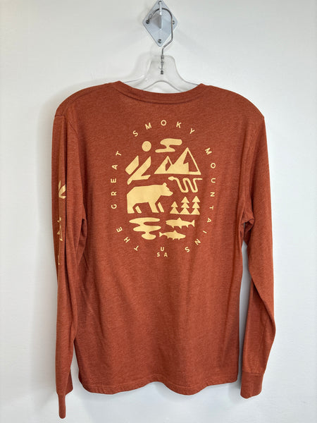 Old Navy “The Great Smokey Mountains” Long-Sleeve Graphic Top (M)