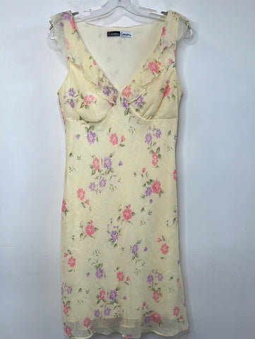 Vintage California Concepts Floral Print Babydoll Dress