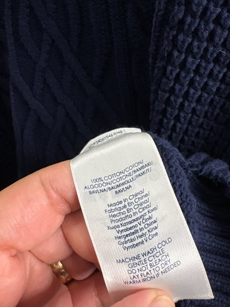 Chaps Cableknit Cotton Sweater (XL)