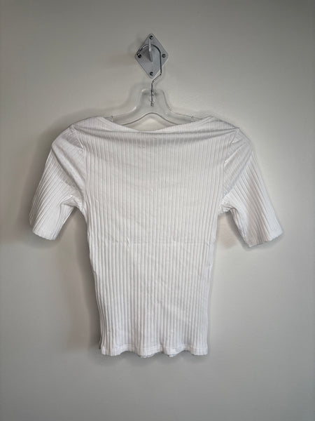 NWT Frank And Oak Slim Ribbed Top (S)