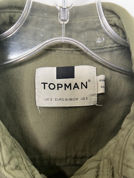 Topman Button Up Long Sleeve Shirt (S)
