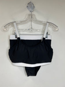 NWT Adisputent Black Two-piece Swimsuit (M)