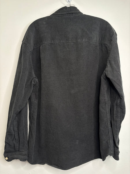 H&M Relaxed Fit Cotton Corduroy Button-Up Shirt (L)