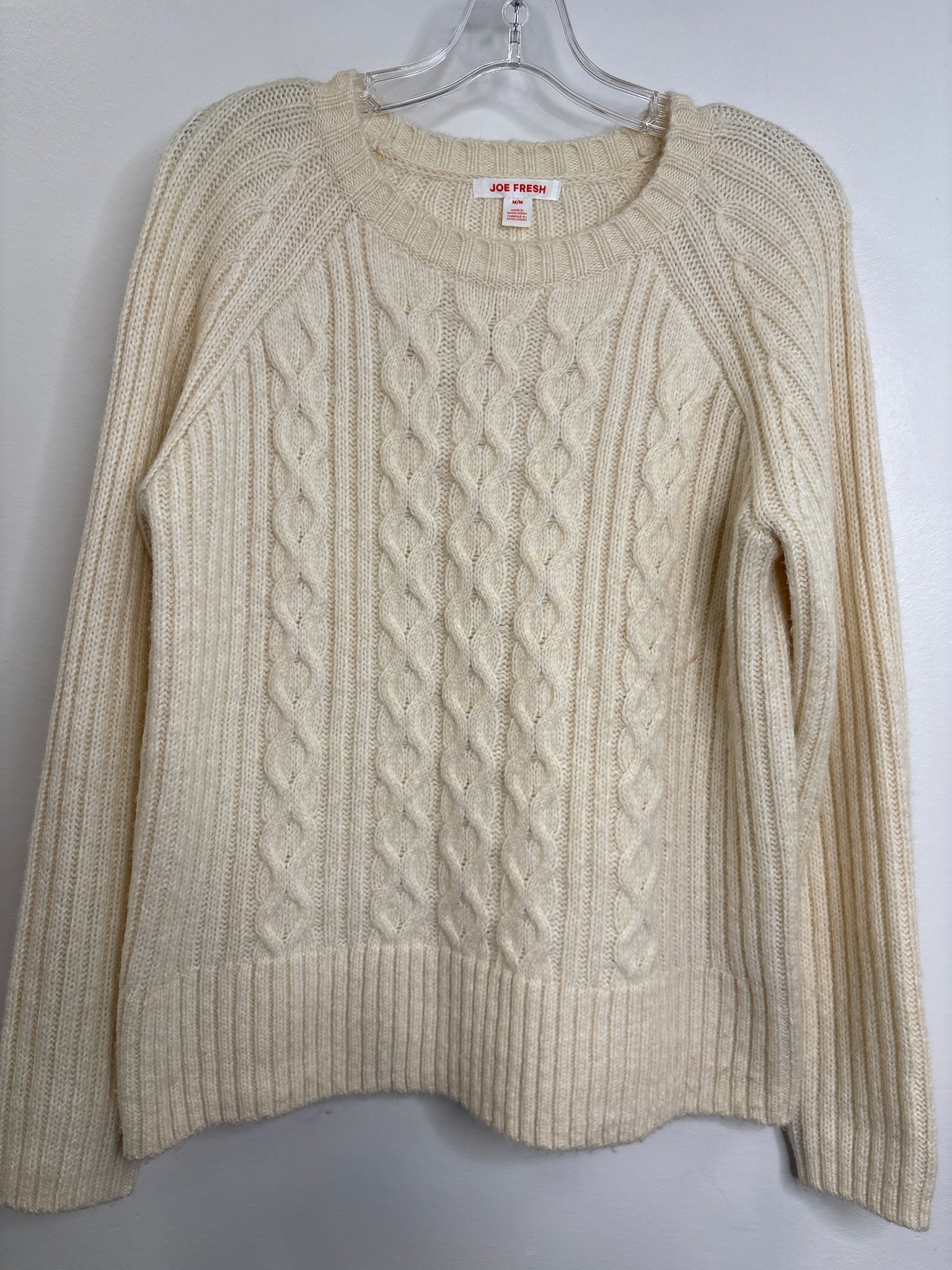 Joe Fresh Cable Knit Sweater (M)