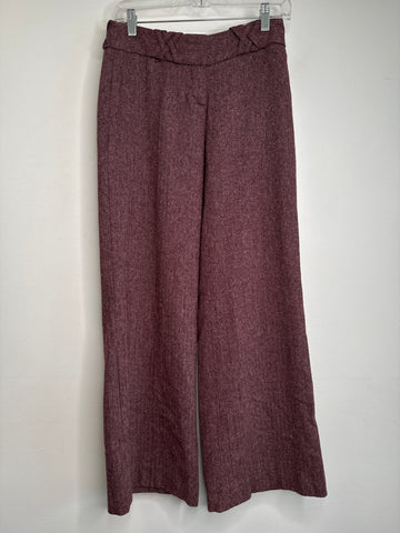 H&M Wool Lined Burgundy Dress Pants (4)