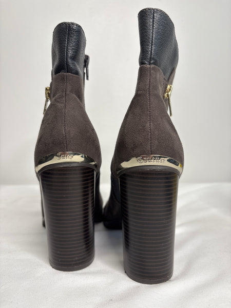 Juicy Couture Livia Charcoal Ankle Boots (US 8.5)