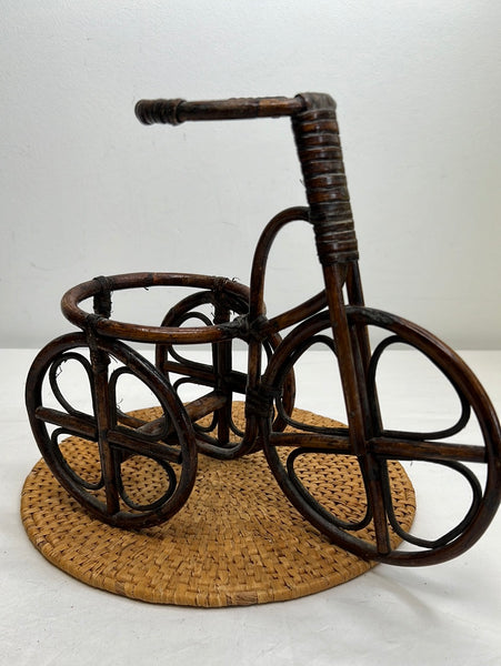 Tricycle Wooden Plant Stand