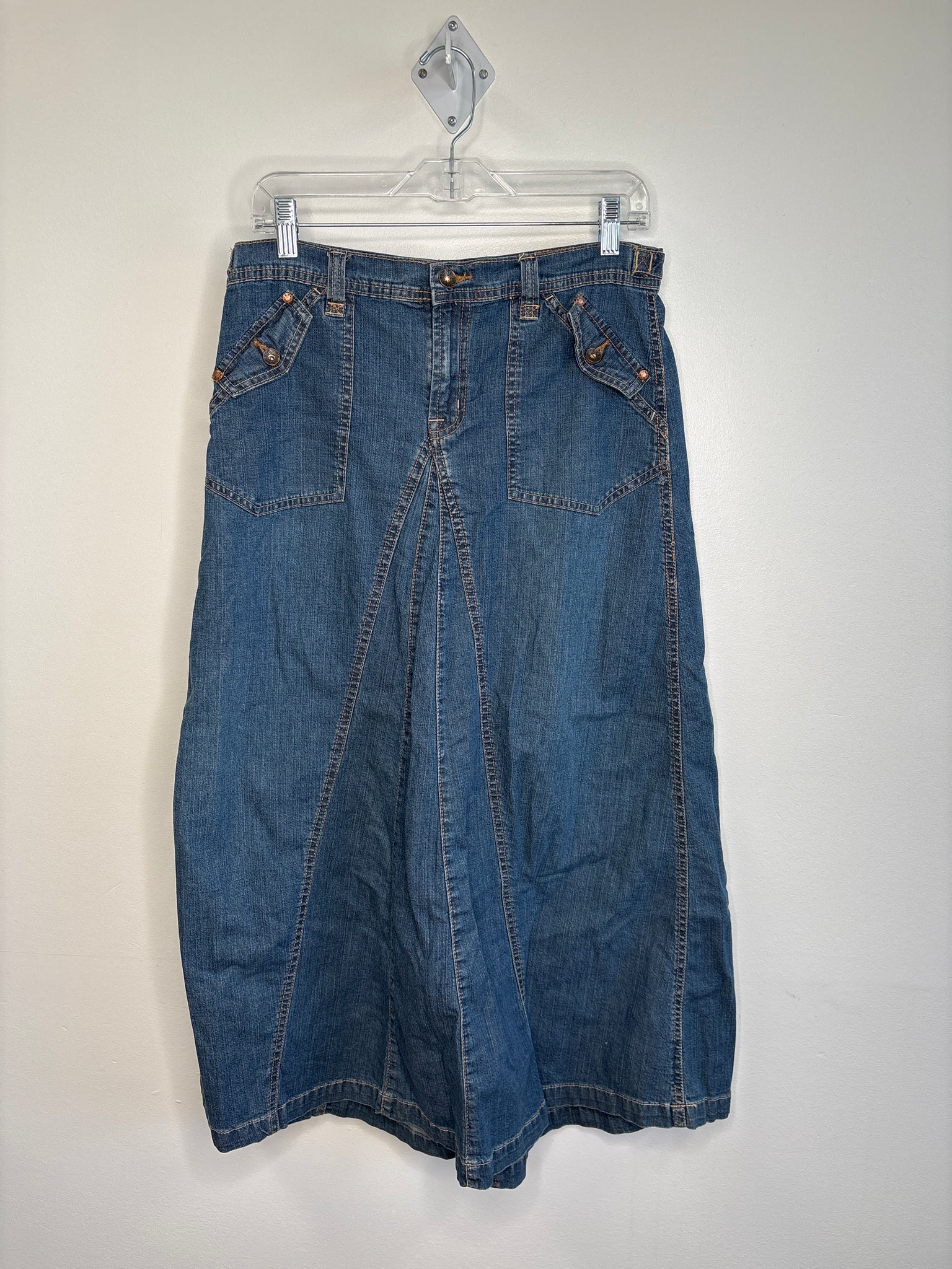 Retro Jones & Co Cotton Maxi Denim Skirt (8)