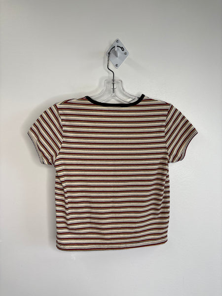 Harlow Striped Cotton Baby Tee (S)