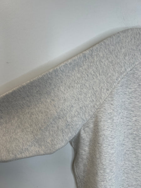 Champion Light Grey Long-Sleeve Crewneck Active Sweatershirt (XL)