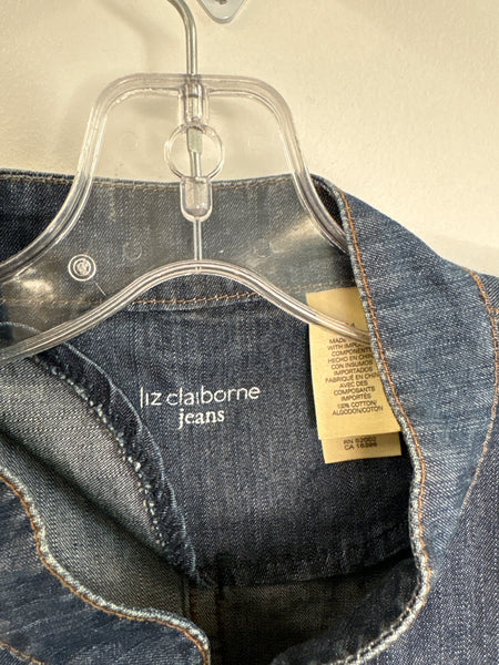 Vintage Liz Claiborne Denim Sleeveless Mini Dress (14)