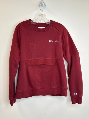 Champion Embroidered Cotton-Blend Pullover Sweater (L)