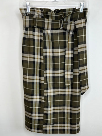 NWT H&M Plaid Pencil Skirt (6)