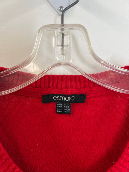 Esmara Red "Merry Christmas" Christmas Sweater Dress (S)