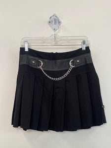 Royal Bones Pleated Skirt (S)