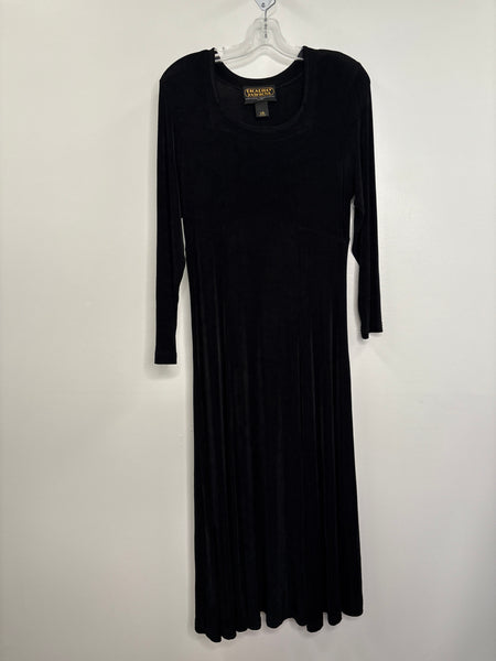 Vintage Picadilly Fashions Long-Sleeve Empire Maxi Dress (L)