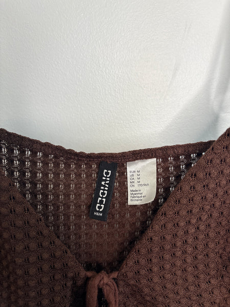 H&M Front-Tie Cropped Top (M)