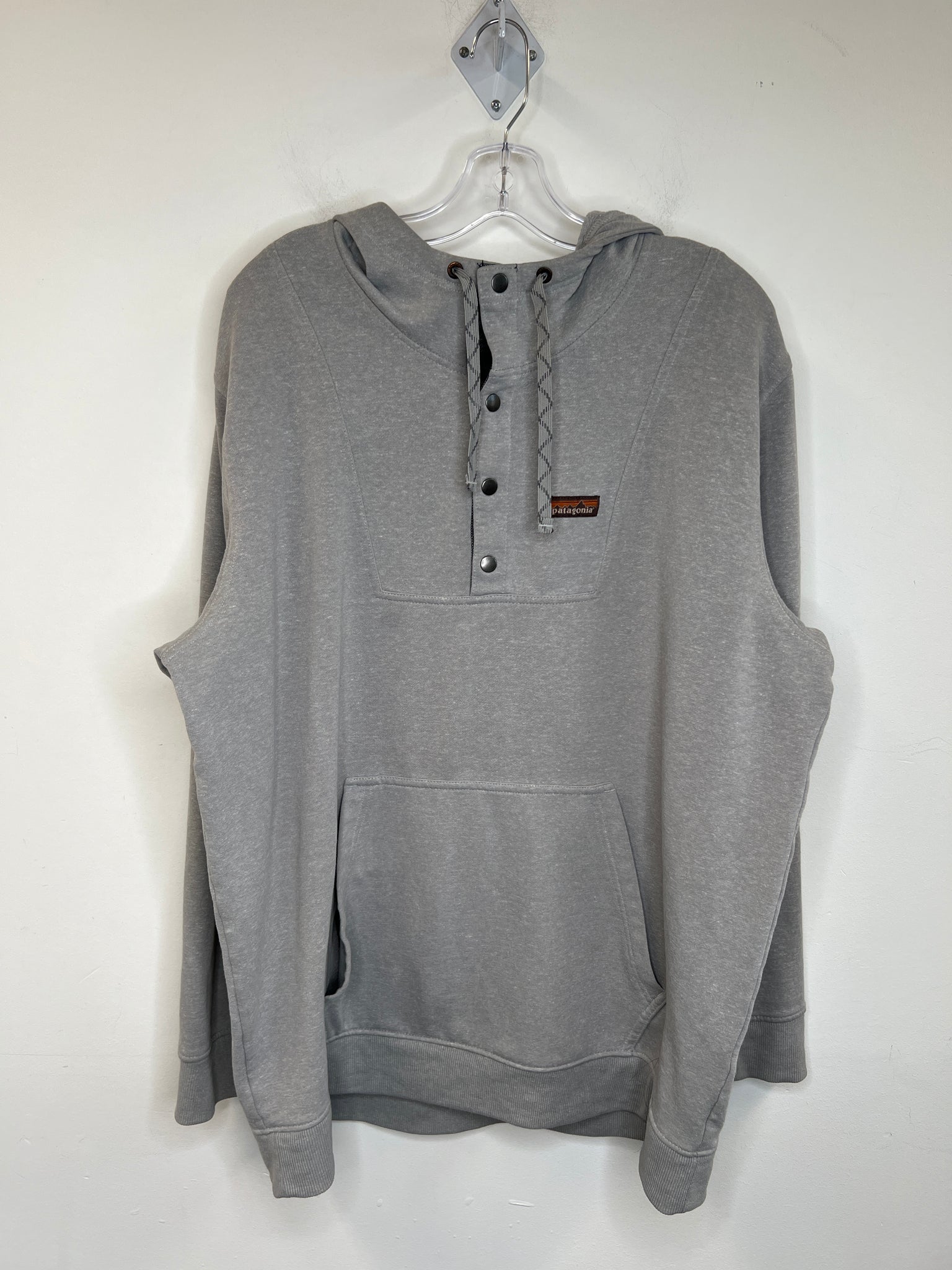 Patagonia Grey Pullover Hoodie (XL)