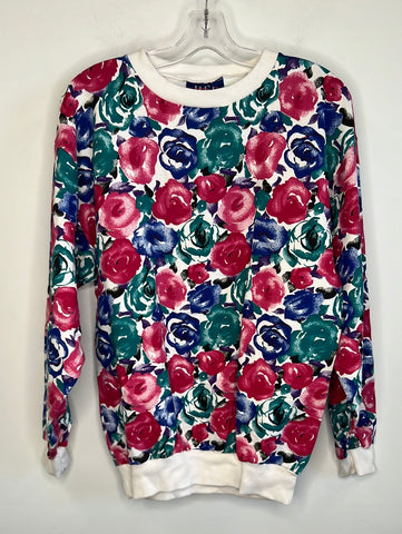 NWT Retro Her Floral Sweater (M)