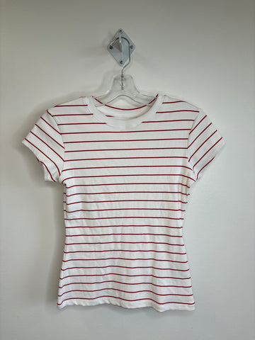 Brunette The Label Cotton Striped Tee (S/M)