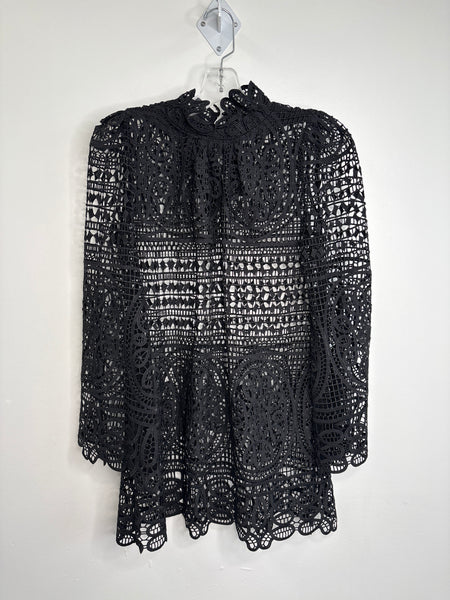 Stone Cold Fox Lace Mini Dress (0)