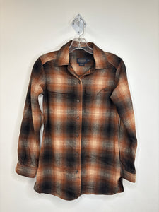 Vintage Pendleton Virgin Wool Plaid Shirt (XXS)
