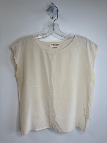 Vintage Emanuel Sister Made In Italy Sleeveless Silk Top