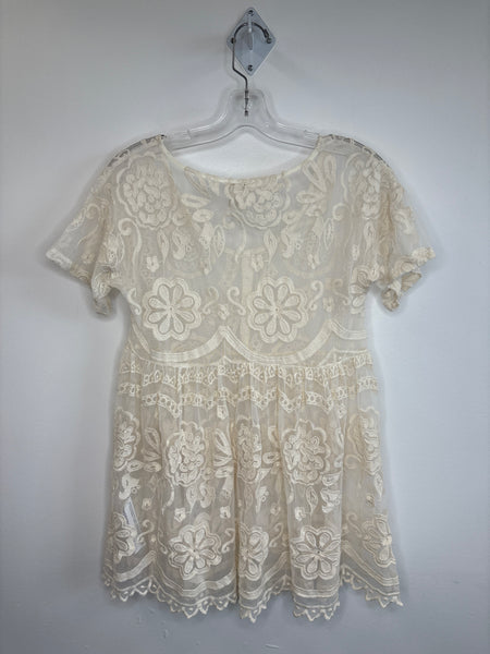 Forever21 Lacey Sheer Mini Dress (S)