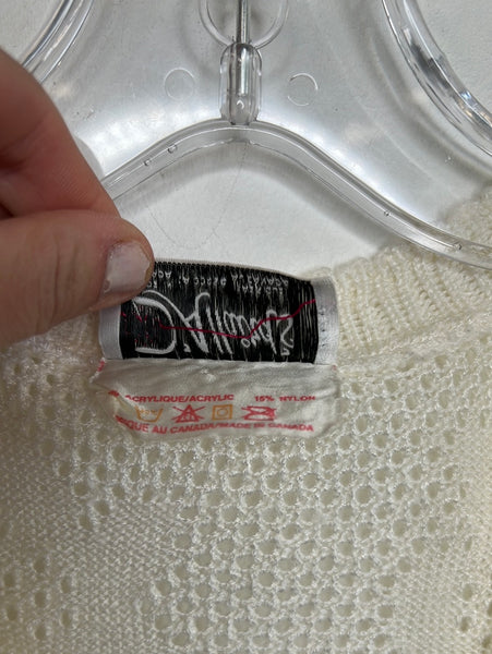 Retro D’allaird’s Knit Button-Up Vest Cardigan Sweater