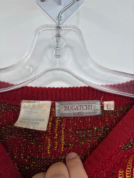 Vintage Bugatchi Wool-Blend Sweater (L)