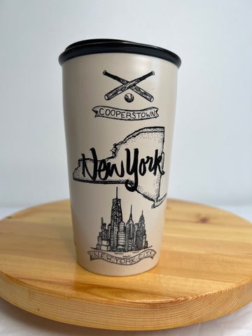 Starbucks "New York" Travel Mug With Silicone Lid