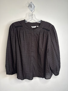 Reitmans Cotton-Blend Long-Sleeve Blouse (XL)