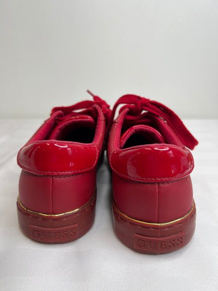 Guess Gilda Red Emblem Sneakers (US 6.5)