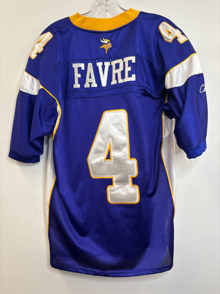 NFL Reebok Minnesota Vikings #4 Brett Favre Football Jersey (50)