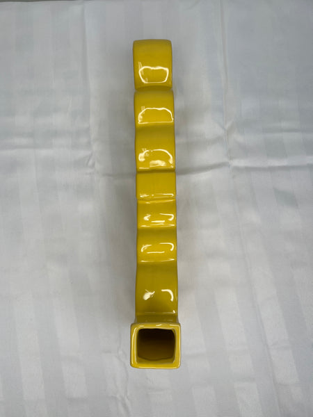 Sunshine Yellow Ceramic "Home" Vase Sign