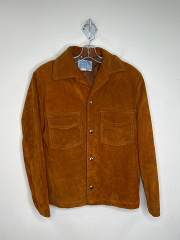 Tan Rawhide Button-Up Jacket (S)