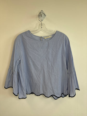 Zara Basic Bell Sleeve Blouse (XXL)