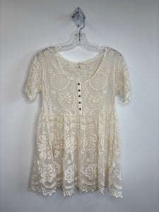 Forever21 Lacey Sheer Mini Dress (S)