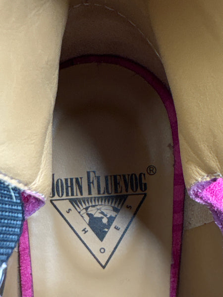 John Fluevog Truth Tammi Rose Strapy Ankle Boots (US 6)
