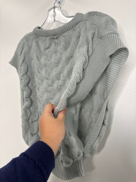 Vintage Chorus Line Knit Sweater Vest (L)