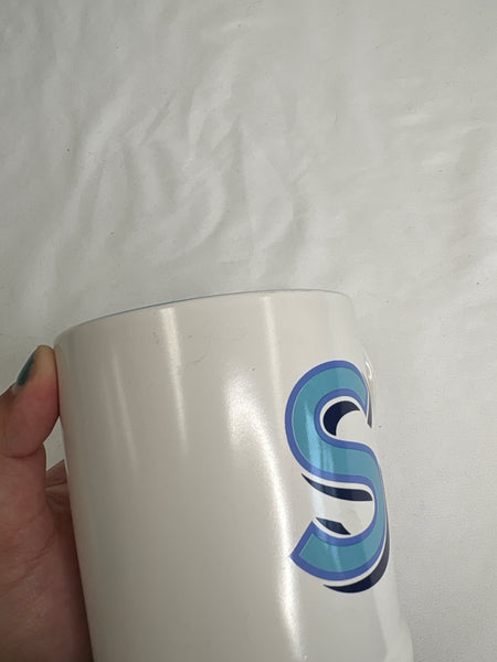 Indigo “S” Ceramic Mug