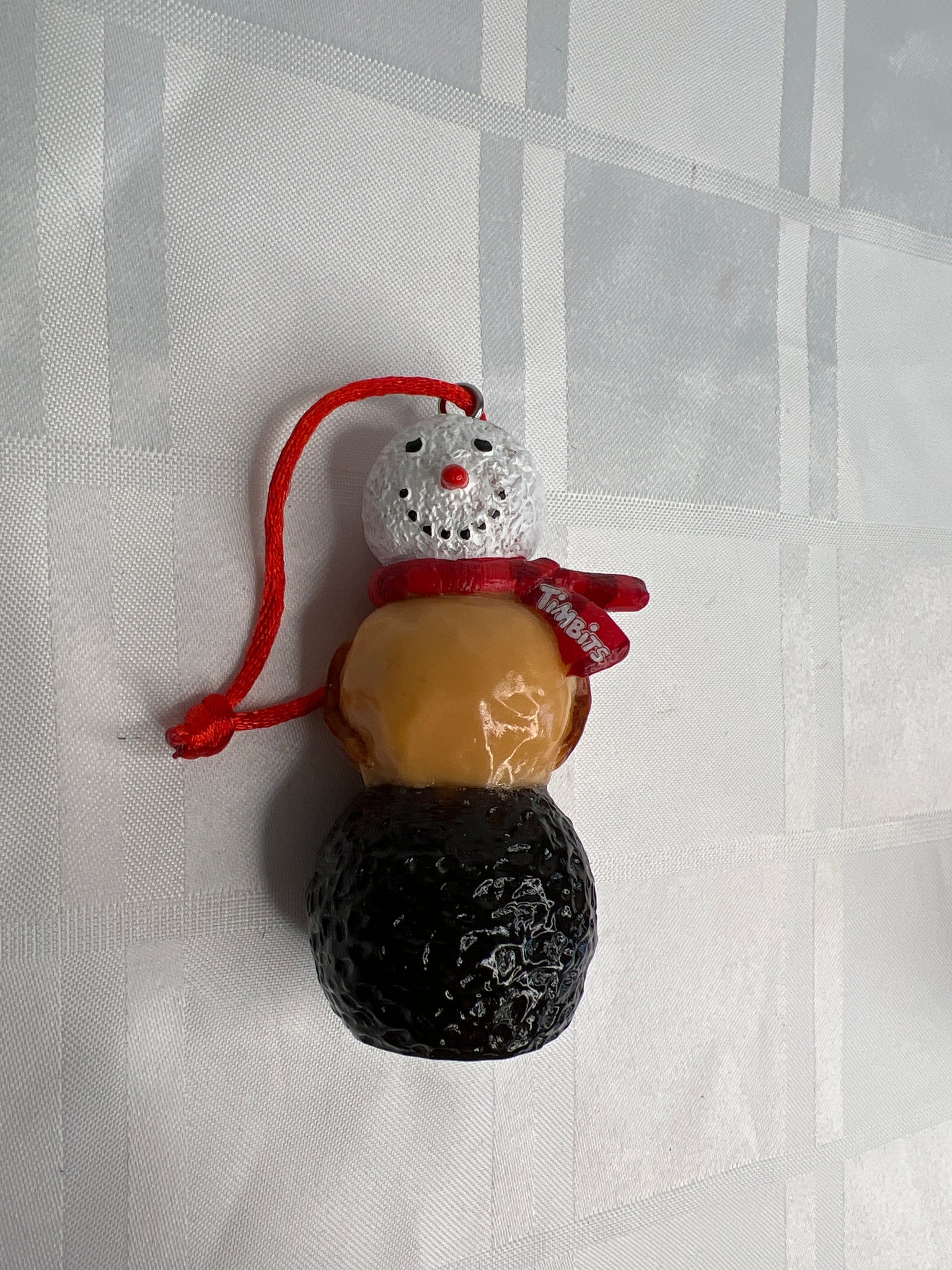 Tim Hortons 2011 Snowman Timbits Christmas Ornament