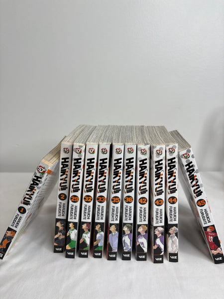 Haikyuu Volume 1-2, 29, 32-33, 35-36, 42-45 Manga