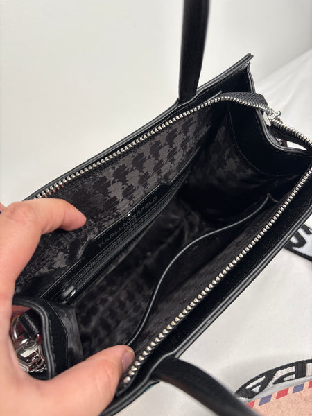 WT Karl Lagerfield Maybelle Satchel Purse